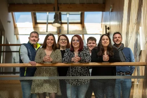 L'équipe du centre de formation Sainte Barbe