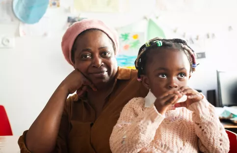 Maison des familles de Bordeaux - Kone et sa fille  