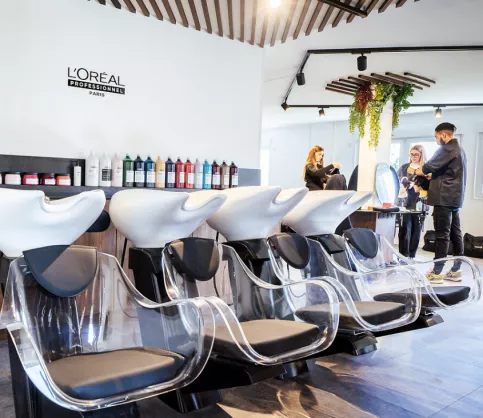 Bac de shampoing salon l'Oréal